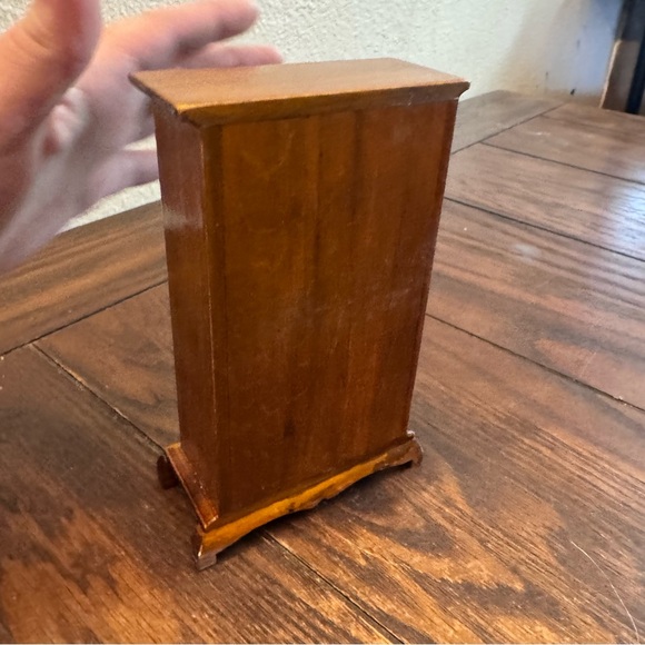 Vintage dollhouse furniture wood cupboard cabinet - Picture 3 of 5